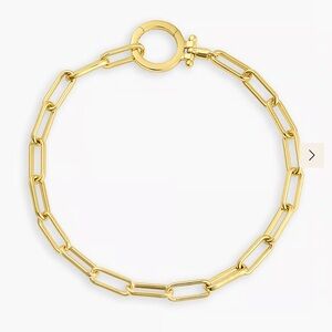 Gorjana Parker Bracelet with Lightning Charm - Gold